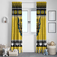 Personalized Brecknockshire Wales Christmas Window Curtain Welsh Celtic Bat Design - Wonder Print Shop