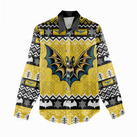 Personalized Brecknockshire Wales Christmas Women Casual Shirt Welsh Celtic Bat Design - Wonder Print Shop