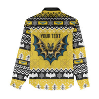 Personalized Brecknockshire Wales Christmas Women Casual Shirt Welsh Celtic Bat Design - Wonder Print Shop