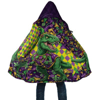 Funny Mardi Gras T-Rex Dinosaur Cloak Let The Good Times Roll - Wonder Print Shop