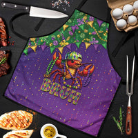 Funny Crawfish Carnival Apron It's Mardi Gras Bruh - Wonder Print Shop