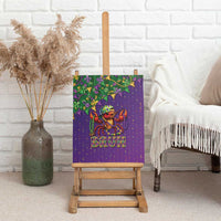Funny Crawfish Carnival Canvas Wall Art It's Mardi Gras Bruh - Wonder Print Shop