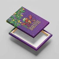 Funny Crawfish Carnival Canvas Wall Art It's Mardi Gras Bruh - Wonder Print Shop