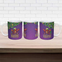 Funny Crawfish Carnival Ceramic Mug It's Mardi Gras Bruh - Wonder Print Shop
