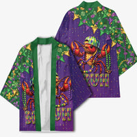 Funny Crawfish Carnival Kimono It's Mardi Gras Bruh - Wonder Print Shop