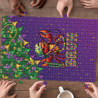 Funny Crawfish Carnival Puzzle It's Mardi Gras Bruh - Wonder Print Shop