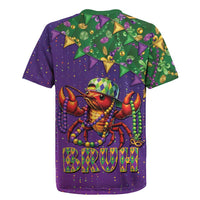 Funny Crawfish Carnival Rugby Jersey It's Mardi Gras Bruh - Wonder Print Shop