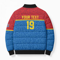 Custom World Football 2026 DR Congo Bomber Puffer Jacket Roar of Les Leopards