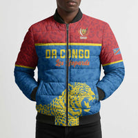Custom World Football 2026 DR Congo Bomber Puffer Jacket Roar of Les Leopards