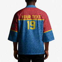 Custom World Football 2026 DR Congo Kimono Roar of Les Leopards