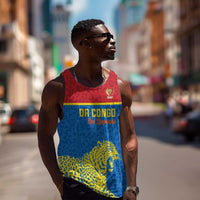 Custom World Football 2026 DR Congo Men Tank Top Roar of Les Leopards