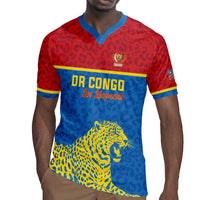 Custom World Football 2026 DR Congo Rugby Jersey Roar of Les Leopards