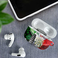 Italy Pisa Tower AirPods Case White Lily With Flag Style - Wonder Print Shop