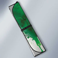 Italy Pisa Tower Auto Sun Shade White Lily With Flag Style - Wonder Print Shop