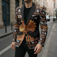 Thanksgiving Turkey Six Seven Bruh Blazer Meme Gen Alpha Slang - Wonder Print Shop