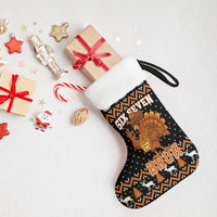 Thanksgiving Turkey Six Seven Bruh Christmas Stocking Meme Gen Alpha Slang - Wonder Print Shop