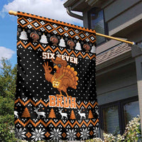 Thanksgiving Turkey Six Seven Bruh Garden Flag Meme Gen Alpha Slang - Wonder Print Shop