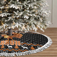 Thanksgiving Turkey Six Seven Bruh Tree Skirt Meme Gen Alpha Slang - Wonder Print Shop