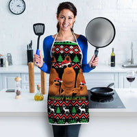 Marcus The Worm Christmas Apron Funny Gen Alpha Meme Slang - Wonder Print Shop