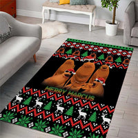 Marcus The Worm Christmas Area Rug Funny Gen Alpha Meme Slang - Wonder Print Shop