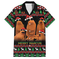 Marcus The Worm Christmas Hawaiian Shirt Funny Gen Alpha Meme Slang - Wonder Print Shop