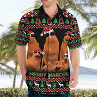 Marcus The Worm Christmas Hawaiian Shirt Funny Gen Alpha Meme Slang - Wonder Print Shop