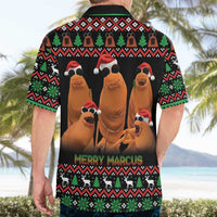 Marcus The Worm Christmas Hawaiian Shirt Funny Gen Alpha Meme Slang - Wonder Print Shop