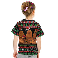 Marcus The Worm Christmas Kid T Shirt Funny Gen Alpha Meme Slang - Wonder Print Shop
