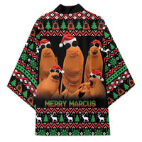 Marcus The Worm Christmas Kimono Funny Gen Alpha Meme Slang - Wonder Print Shop