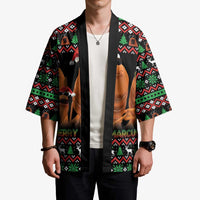Marcus The Worm Christmas Kimono Funny Gen Alpha Meme Slang - Wonder Print Shop