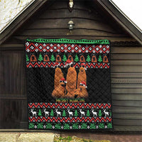 Marcus The Worm Christmas Quilt Funny Gen Alpha Meme Slang - Wonder Print Shop