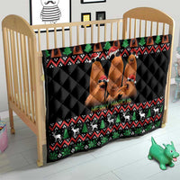 Marcus The Worm Christmas Quilt Funny Gen Alpha Meme Slang - Wonder Print Shop