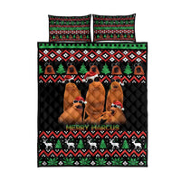 Marcus The Worm Christmas Quilt Bed Set Funny Gen Alpha Meme Slang - Wonder Print Shop