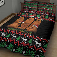 Marcus The Worm Christmas Quilt Bed Set Funny Gen Alpha Meme Slang - Wonder Print Shop