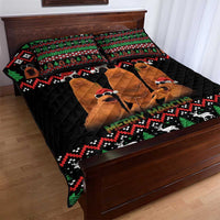 Marcus The Worm Christmas Quilt Bed Set Funny Gen Alpha Meme Slang - Wonder Print Shop