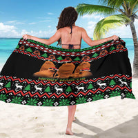 Marcus The Worm Christmas Sarong Funny Gen Alpha Meme Slang - Wonder Print Shop