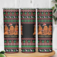 Marcus The Worm Christmas Skinny Tumbler Funny Gen Alpha Meme Slang - Wonder Print Shop