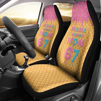 Mama Mommy Mom Six Seven 67 Car Seat Cover Sweet Dripping Style - Wonder Print Shop