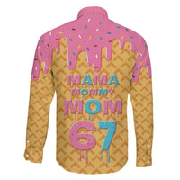 Mama Mommy Mom Six Seven 67 Family Matching Off Shoulder Short Dress and Hawaiian Shirt Sweet Dripping Style