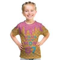 Mama Mommy Mom Six Seven 67 Kid T Shirt Sweet Dripping Style - Wonder Print Shop