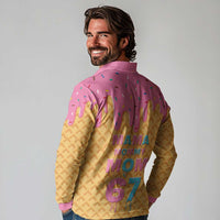 Mama Mommy Mom Six Seven 67 Long Sleeve Polo Shirt Sweet Dripping Style - Wonder Print Shop