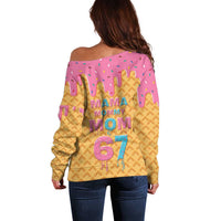 Mama Mommy Mom Six Seven 67 Off Shoulder Sweater Sweet Dripping Style - Wonder Print Shop