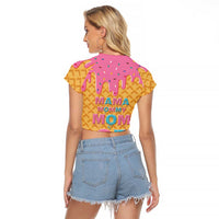 Mama Mommy Mom Six Seven 67 Raglan Cropped T Shirt Sweet Dripping Style - Wonder Print Shop
