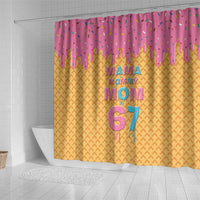 Mama Mommy Mom Six Seven 67 Shower Curtain Sweet Dripping Style - Wonder Print Shop