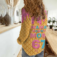 Mama Mommy Mom Six Seven 67 Women Casual Shirt Sweet Dripping Style - Wonder Print Shop