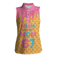 Mama Mommy Mom Six Seven 67 Women Sleeveless Polo Shirt Sweet Dripping Style - Wonder Print Shop