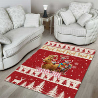 Sweden Christmas Area Rug God Jul Nordic Julbock - Wonder Print Shop