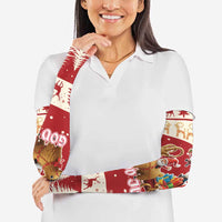 Sweden Christmas Arm Sleeves God Jul Nordic Julbock - Wonder Print Shop