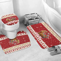 Sweden Christmas Bathroom Set God Jul Nordic Julbock - Wonder Print Shop