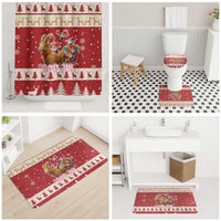 Sweden Christmas Bathroom Set God Jul Nordic Julbock - Wonder Print Shop